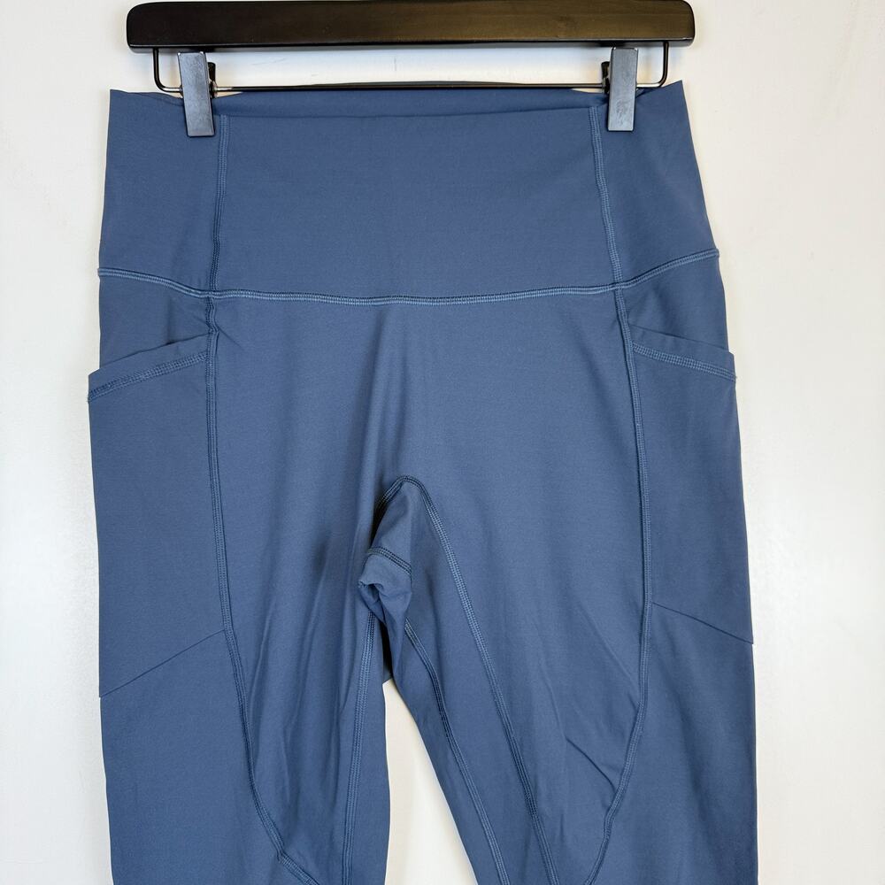 Everlane Perform Leggings w Pockets Blue 25” Womens - L - Picture 2 of 7